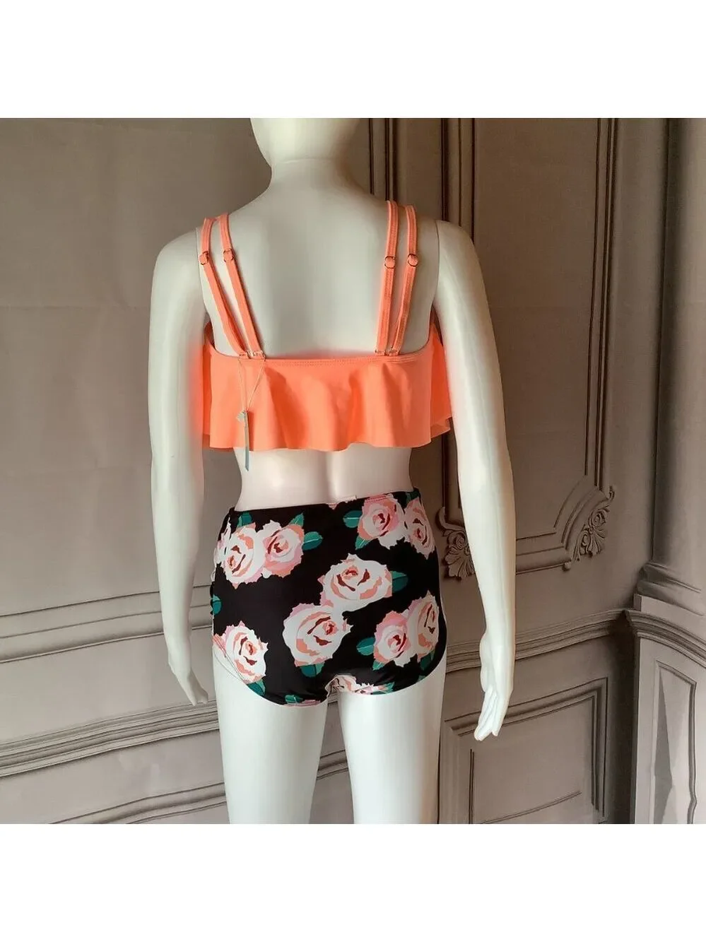 ✨ Summer Mae Swimsuit Flounce Top High Waist **READ SIZE**